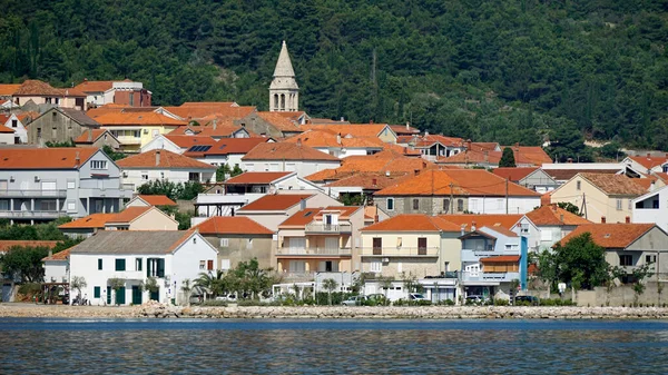 Vecchia Chiesa Nel Tradizionale Villaggio Dalmata Croazia — Foto Stock