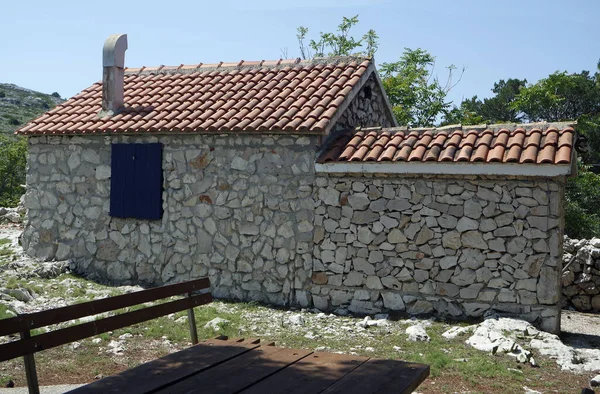 Karge Landschaft Auf Den Kornaten Dalmatien Kroatien — Stockfoto