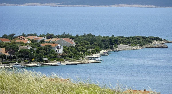 Krajobraz Przybrzeżny Dalmacji Północnej Chorwacji — Zdjęcie stockowe