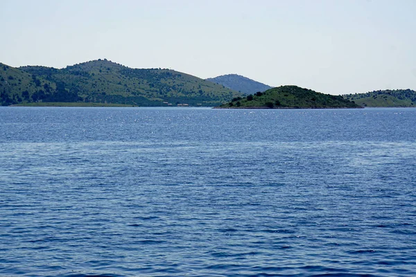 Zielony Krajobraz Wyspach Kornati Chorwacji — Zdjęcie stockowe