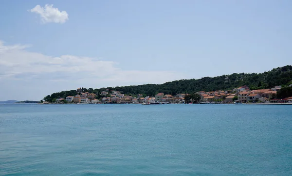 Chorwacka Wioska Morzu Dalmacji — Zdjęcie stockowe