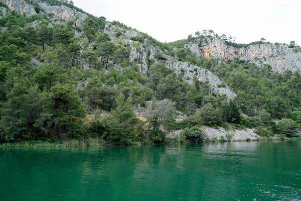 Живописный Зеленый Ландшафт Крке Хорватии — стоковое фото
