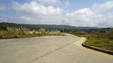 Kamboçya 'daki Bokor Hills Ulusal Parkı' ndaki manzara manzarası