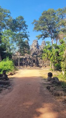 Kamboçya 'daki Angkor tapınağı.