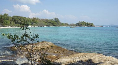 Tayland 'daki Koh Samet Adası' ndaki Sai Kaew plajı