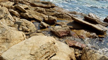 Tayland 'daki Koh Samet Adası' ndaki ao wai plajı.