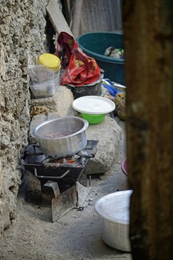 Zanzibar adasındaki Jambiani köyü.