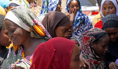Kinyasini, Zanzibar - Ekim 2024: Fakir bir köyde günlük yaşam