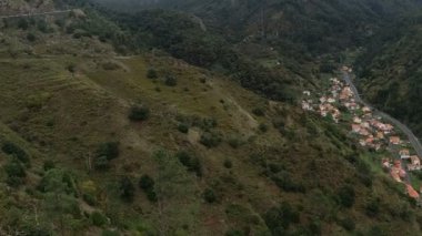 Madeira adasının manzaralı manzarası