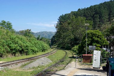Ella, Sri Lanka 'daki eski tren istasyonu.