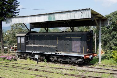 Sri Lanka 'daki eski tren istasyonu.