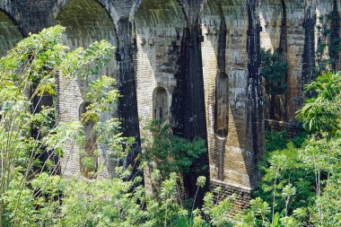 Ella yakınlarındaki dokuz kemer köprüsü Sri Lanka 'da