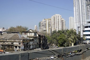 Hindistan, Mumbai 'de tipik yaşam evleri.