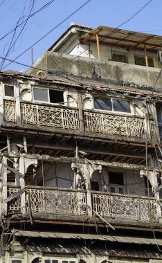 Hindistan, Mumbai 'de tipik yaşam evleri.