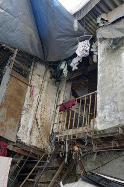 Mumbai, Hindistan 'daki Dharavi gecekondu mahallesinde bir ev.