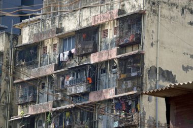 Mumbai, Hindistan 'daki Dharavi gecekondu mahallesinde bir ev.