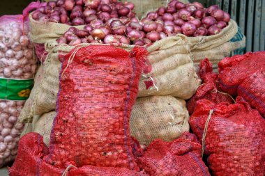 Colombo, Sri Lanka - 11 Şubat 2025: Pettah bölgesindeki toptan satış pazarı