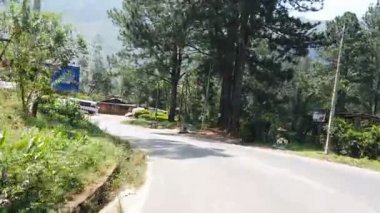 Nuwara Eliya, Sri Lanka - 30 Ocak 2025: Sri Lankas Highlands kırsal arazisi