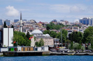 İstanbul, Türkiye - 28 Mayıs 2025: İstanbul üzerinden manzara