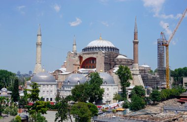 İstanbul, Türkiye - 29 Mayıs 2025: hagia soyasının manzaralı manzarası