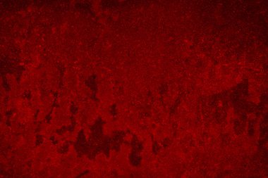 Soyut duvar arkaplan dokusunda kırmızı beton ya da çimento malzeme.