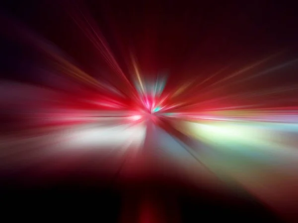 Carro Luz Velocidade Linha Movimento Embaçamento Estrada Noite — Fotografia de Stock