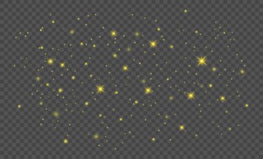 Lüks tebrik kartı için altın parçacıkları arka plan efekti. Yılbaşı ışıldayan ışık arka plan dokusu.