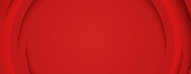 Kırmızı zemin üzerinde kıvrımlı çizgiler olan soyut noel arkaplanı. Resim yatay şablon arkaplan pankartı.