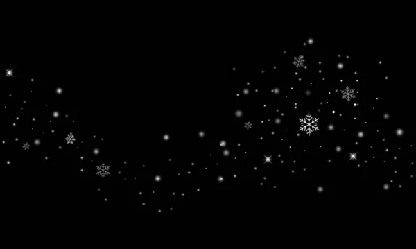 Glitter Witte Kleur Sneeuwvlok Deeltjes Achtergrond Effect Voor Luxe Wenskaart — Stockfoto