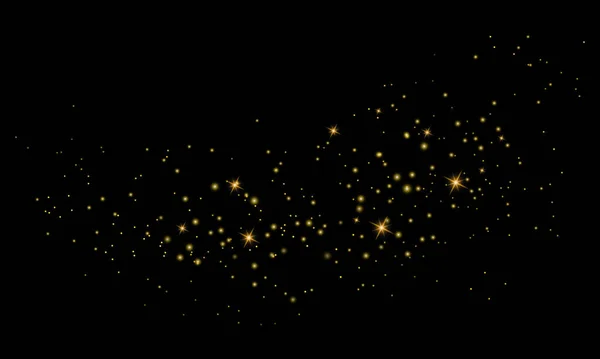 Glitter Goud Deeltjes Achtergrond Effect Voor Luxe Wenskaart Kerstmis Gloeiende — Stockfoto