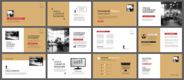 Sunum ve slayt düzeni arkaplanı. Modern tema şablonu tasarla. Açılış konuşması, sunum, slayt, broşür, reklam ve şablon için kullan.