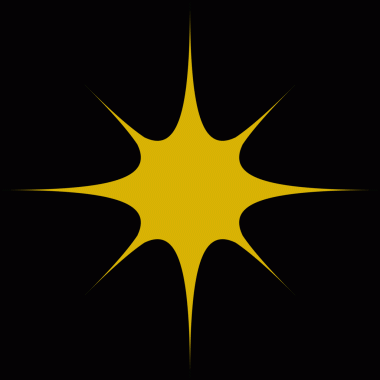 Eski yıldızların ışıldayan simgeleri. Geleceğin ışıltılı şekilleri.