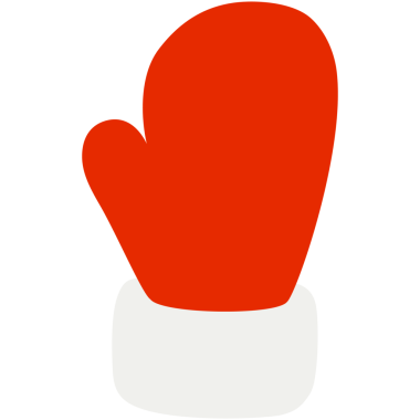 Mutlu noel unsurları küçük ve dekorasyon sembolü.