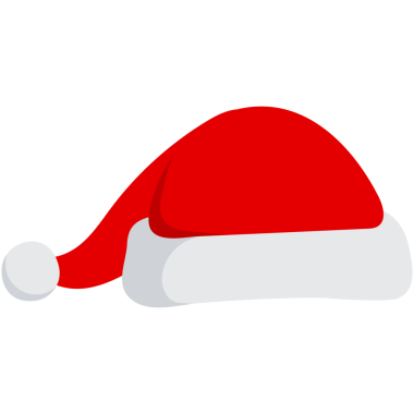 Beyaz arka planda bir takım Noel Baba şapkası. Noel şapkaları izole edilmiş.