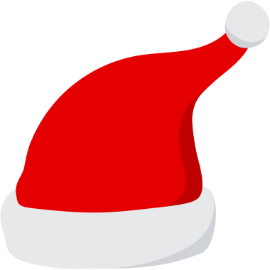 Beyaz arka planda bir takım Noel Baba şapkası. Noel şapkaları izole edilmiş.