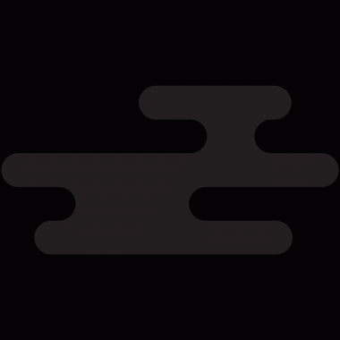 Çin ve Japon tarzında bulut. Soyut Asyalı bulut simgesi tasarımı dekorasyonu.