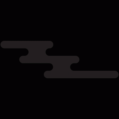 Çin ve Japon tarzında bulut. Soyut Asyalı bulut simgesi tasarımı dekorasyonu.