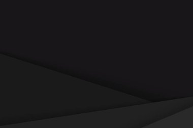 Siyah kağıt kaplama arka plan. Katı siyah kağıt kesim katmanları ile özet.