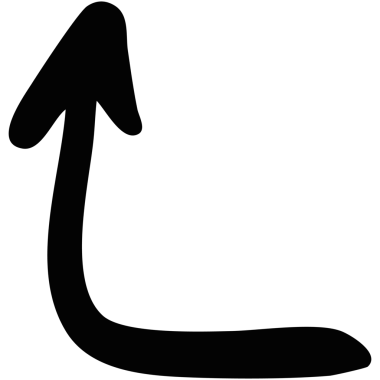 El çizimi ok simgeleri. Ok karalama biçimi.