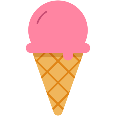 Yaz elementi için dondurma.