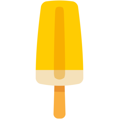 Yaz elementi için dondurma.