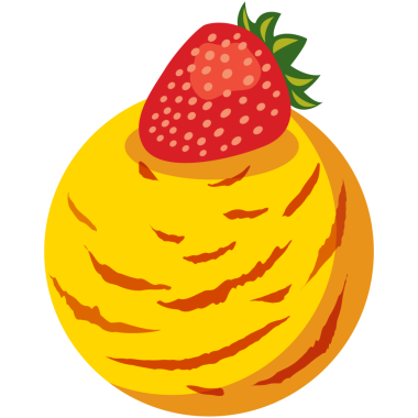 Yaz elementi için dondurma.