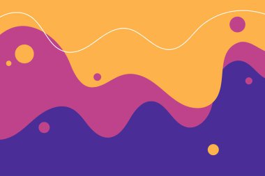 Soyut elementler organik sıvı arka plan tasarımını şekillendirir.