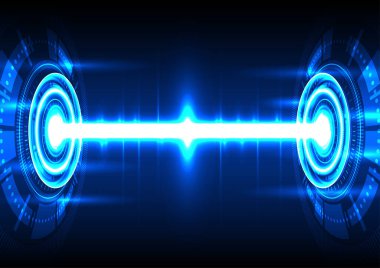 İnternet ağ sisteminin arkaplan teknolojisi çember çalışması, işi hızlı bir şekilde işleme koyarken birbirlerine veri gönderir.