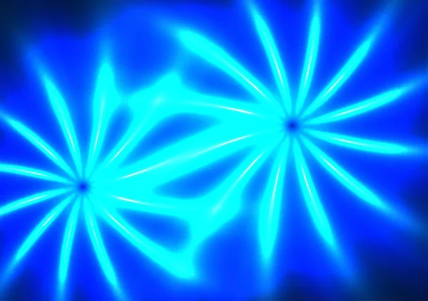 Abstrakt Blå Blomma Bakgrund Graderingen Mörka Till Ljusa Nyanser Och — Stock vektor