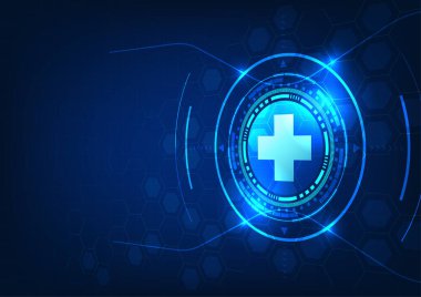 Teknoloji çemberine sahip tıbbi teknoloji teknolojisi. Hastaların semptomlarını iyileştirmek için teknolojiyi getiriyor. Hastalığın daha hızlı iyileştiğini ve daha az iyileştiğini gösteriyor..