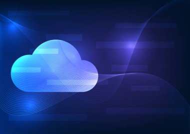 Dalga çizgileri ve geometrik şekillerden oluşan bulut teknolojisi, yüksek hızlı bir internet ağı sistemi üzerinden veri toplamaya gönderme yapar. Ve odunların bilgi sızdırmasını önleyecek bir sistem var..