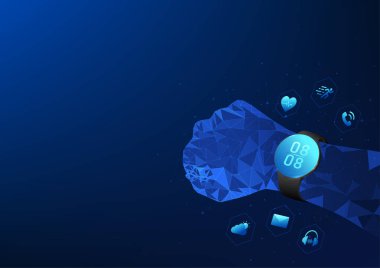 Akıllı saat teknolojisi, zamanı gösteren ve e-posta gönderme, kalp atışlarını ölçme, sağlık, müzik dinleme, yürüme mesafesini, hava durumunu ve uykuyu ölçme işlevleri olan bir saat..