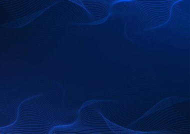 Soyut arka plan teknolojisi. Katmanlı akışkan parçacık dalgaları. Siber teknoloji tarafından işlenen verilerin örtüşmesini temsil ediyor. Görüntü, Vektör