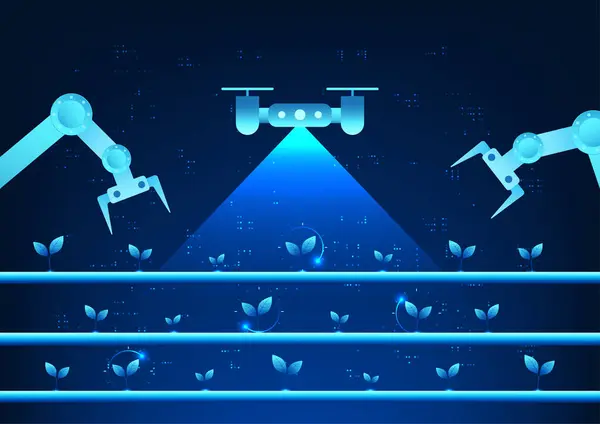 Smart Farm, üretimin büyümesini yönetmek için yapay zeka kullanır, ekinlerin ve sıcaklıkların bakımını üstlenir ve yeşil tarımı yeşil teknolojinin çevre üzerindeki zararlı etkileri azaltır.